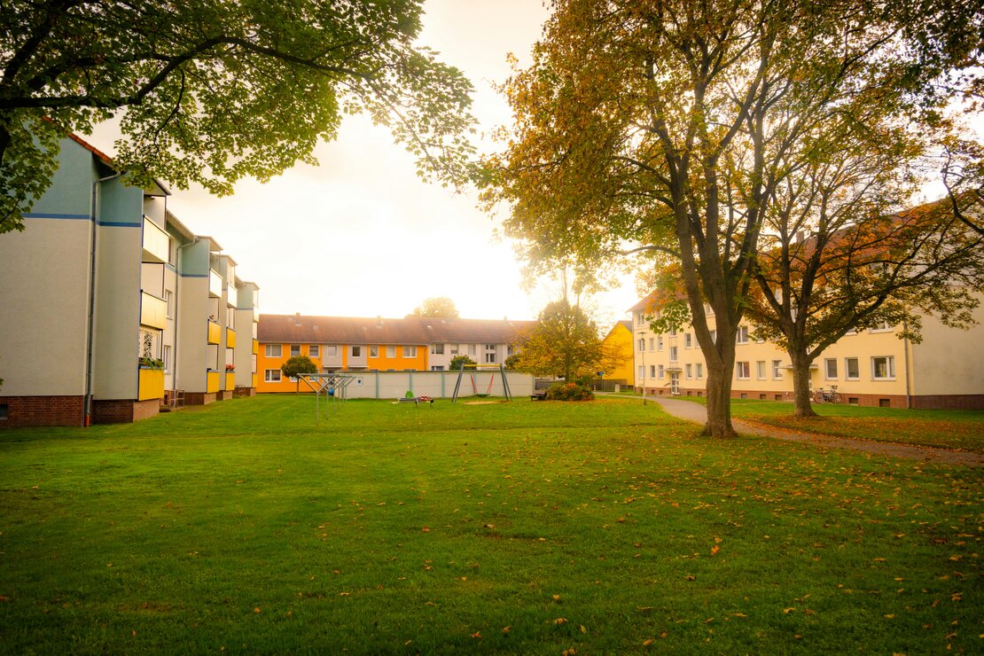 Edificio moderno dedicato a student housing in contesto urbano